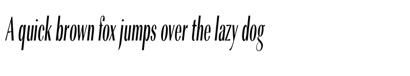 Preview of CittaNovela Text Used Oblique font