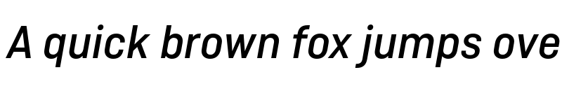 Preview of Ciutadella TRIAL Medium Italic font