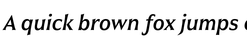 Preview of Civane Cond Medium Italic font