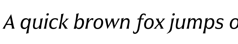 Preview of Civane Cond Regular Italic font