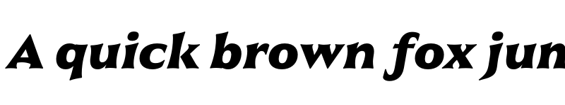 Preview of Civane Ext Black Italic font