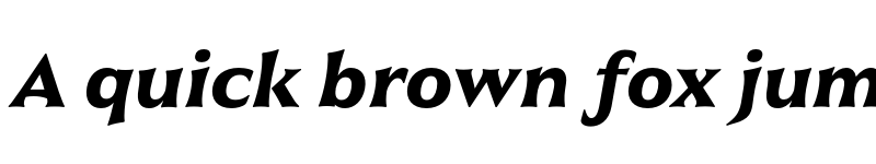 Preview of Civane Ext Bold Italic font