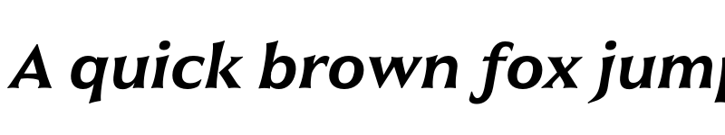 Preview of Civane Ext Demi Italic font