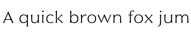 Preview of Civane Ext Thin font