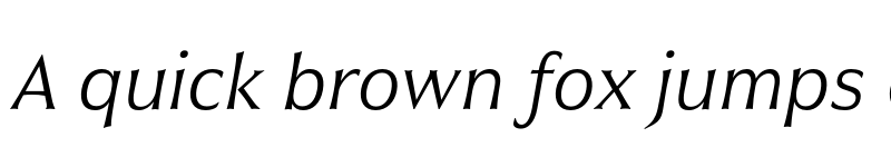 Preview of Civane Norm Light Italic font