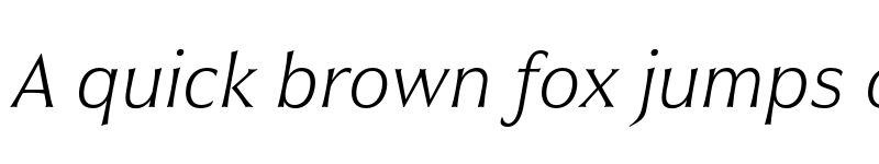 Preview of Civane Norm Thin Italic font