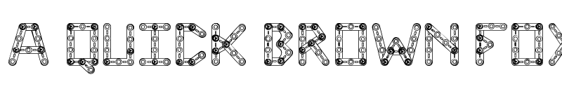 Preview of CJMeccanector Regular font