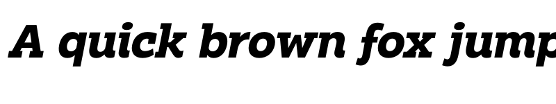 Preview of Clab Personal Use Bold Italic font