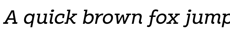 Preview of Clab Personal Use Italic font