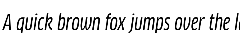 Preview of Clan Pro Cond News Italic font