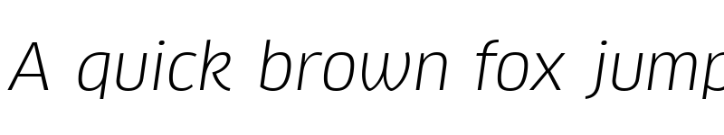 Preview of Clan Pro Italic font