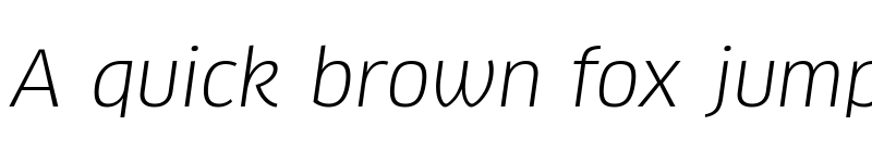 Preview of ClanPro-BookItalic Regular font