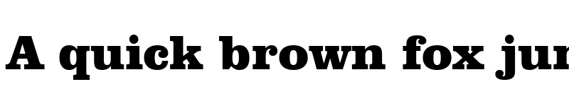 Preview of Clarendon Blk BT Black font