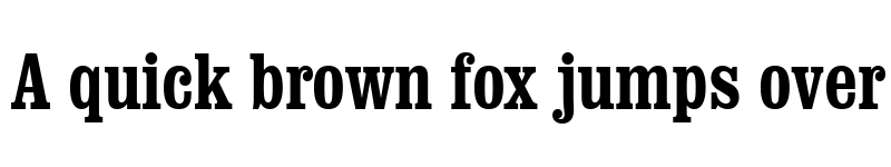Preview of Clarendon Cn BT Bold font