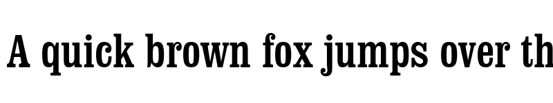Preview of Clarendon Cn BT Regular font