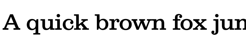 Preview of Clarendon Regular font