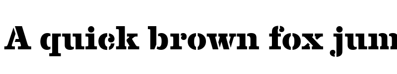 Preview of ClarendonSteDExtBol Regular font