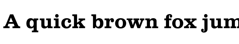 Preview of ClarendonTBol Regular font