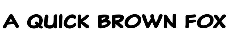 Preview of Classic Comic Bold font