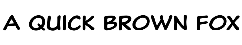 Preview of Classic Comic Regular font