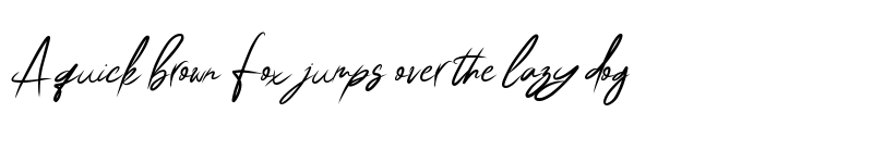 Preview of CLASSIC SIGNATURE DEMO Regular font