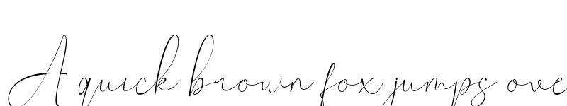 Preview of Claster Oleander Signature Regular font