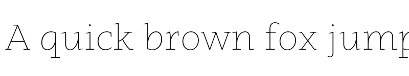 Preview of Clavo Thin font