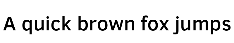 Preview of Clear Sans Medium Regular font