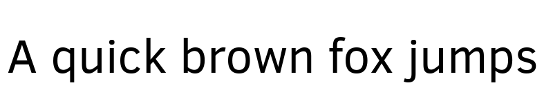 Preview of Clear Sans Regular font