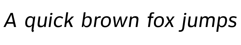 Preview of ClearviewATT Book Italic font