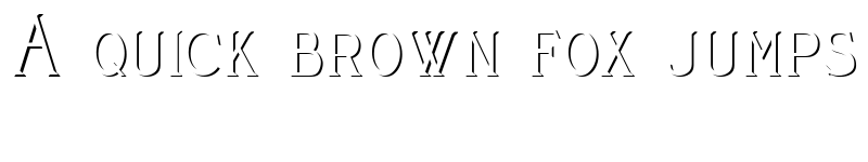 Preview of Cleaver's_Juvenia_Embossed Regular font