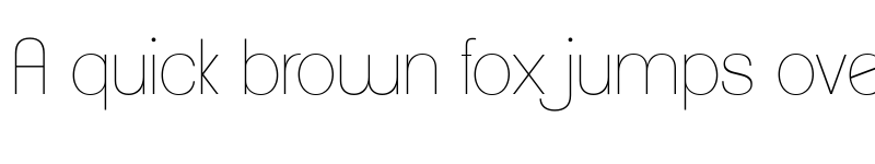 Preview of ClementePDaa Hairline font