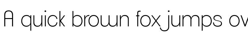 Preview of ClementePDac ExtraLight font