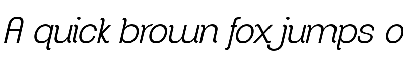 Preview of ClementePDaf LightItalic font