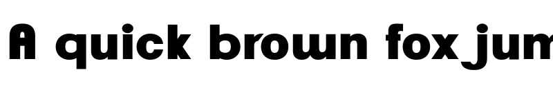 Preview of ClementePDaq UltraBold font