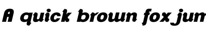 Preview of ClementePDar UltraBoldItalic font