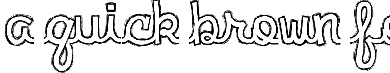 Preview of Clementine Sketch Regular font