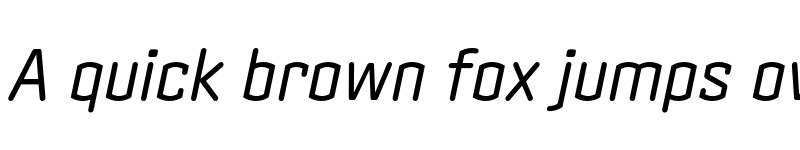 Preview of Clicker Book Italic font