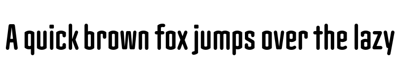 Preview of Clicker Compressed Bold font