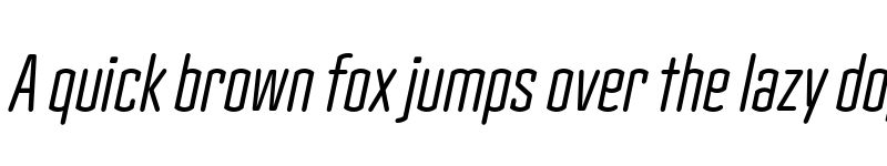 Preview of Clicker Compressed Book Italic font