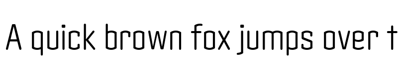 Preview of Clicker Condensed Light font