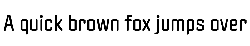 Preview of Clicker Condensed Medium font