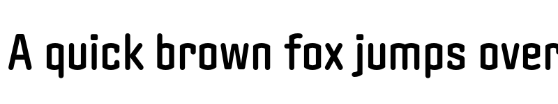 Preview of Clicker Condensed Semi Bold font