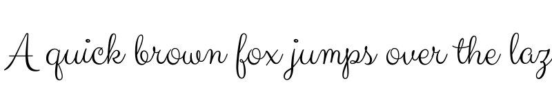 Preview of Clicker Script Regular font