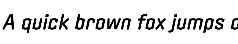 Preview of Clicker Semi Bold Italic font