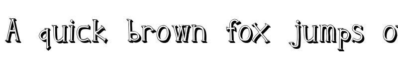 Preview of Clink Outlined Regular font