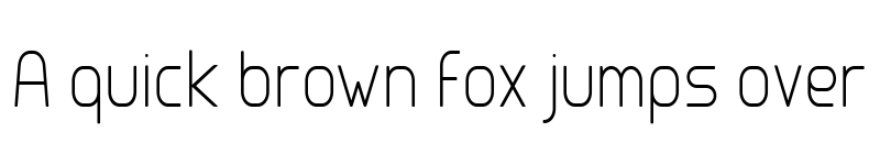 Preview of Clipangle ExtraLight Condensed font