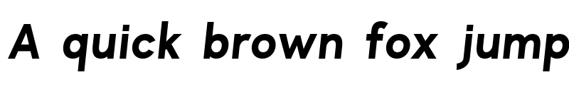 Preview of Clockwise Bold Italic font