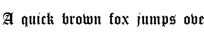 Preview of Cloister Black Light font