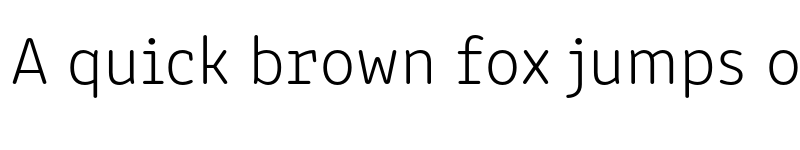 Preview of Clone Rounded PE Extralight font